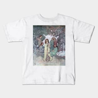 The Fairy of the Garden by Edmund Dulac Poster Kids T-Shirt